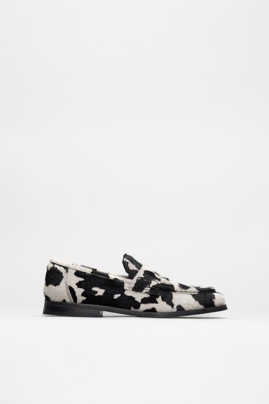 Penny Loafer Mucca | Patterned Pony Hair