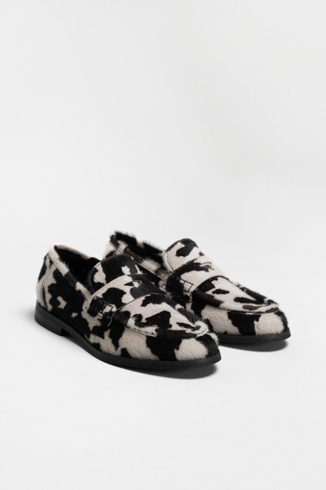 Penny Loafer Mucca | Patterned Pony Hair
