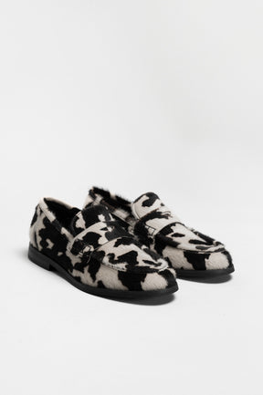 Penny Loafer Mucca | Patterned Pony Hair