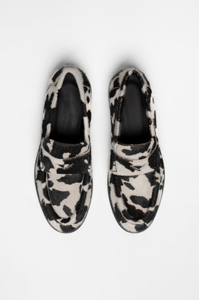 Penny Loafer Mucca | Patterned Pony Hair