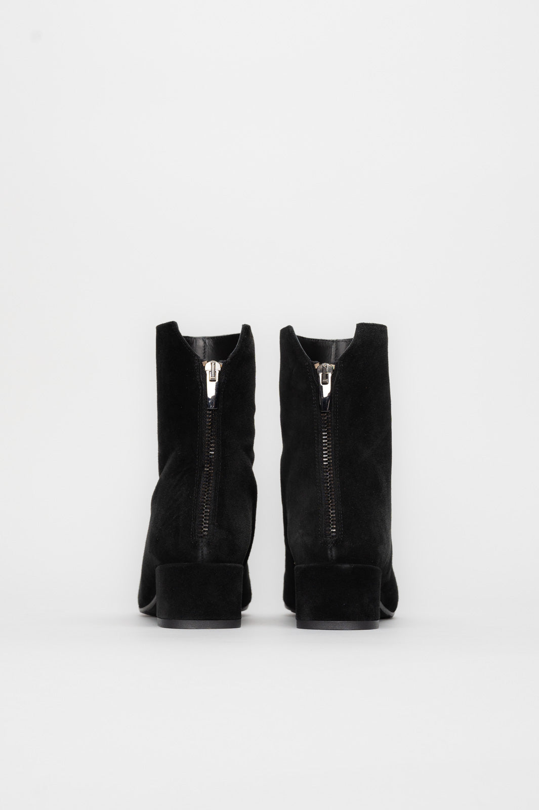 Heeled Boot Diva | Deep Black Suede