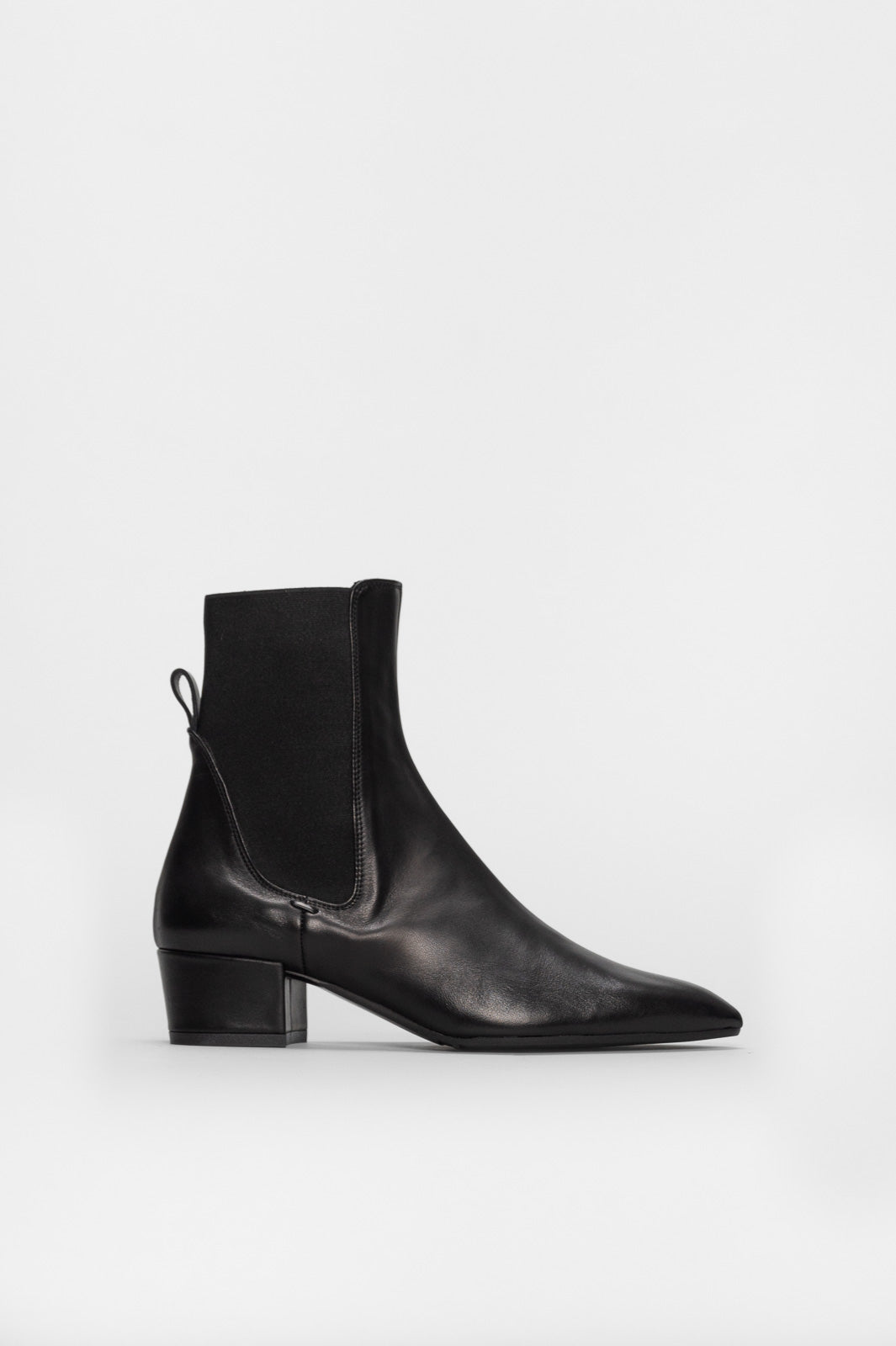 Elastic Boot Diva | Black Nappa Leather