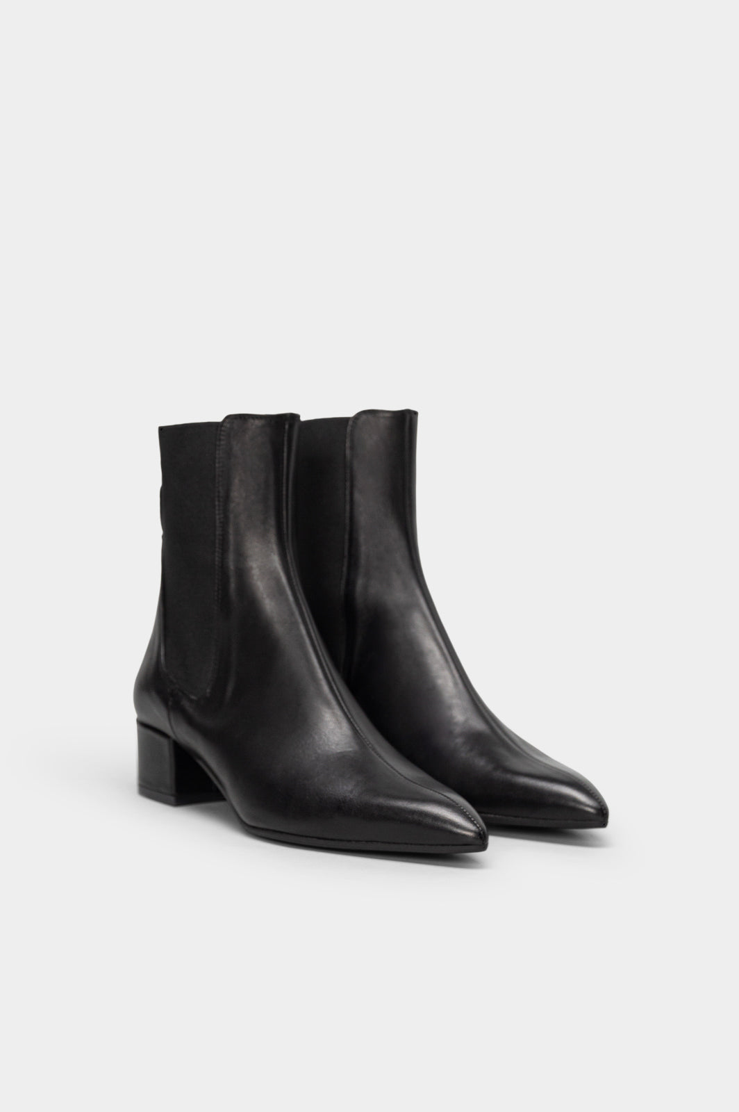 Elastic Boot Diva | Black Nappa Leather