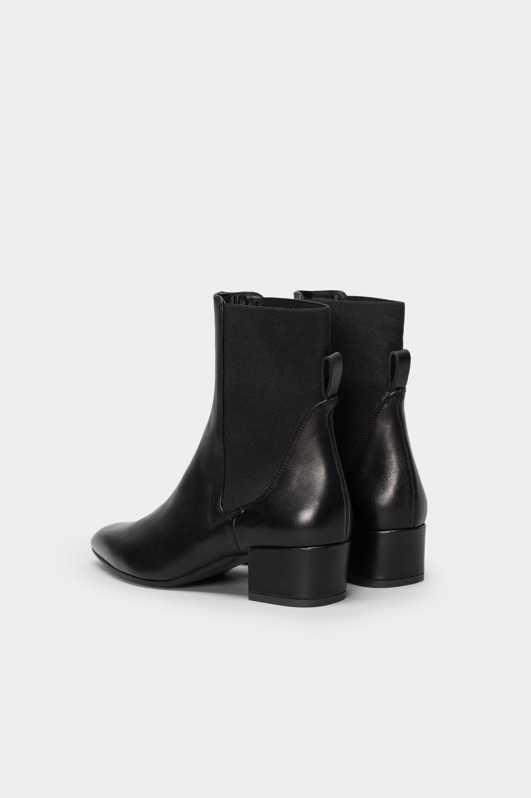 Elastic Boot Diva | Black Nappa Leather