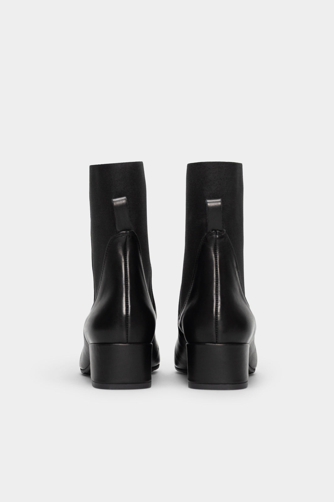 Elastic Boot Diva | Black Nappa Leather