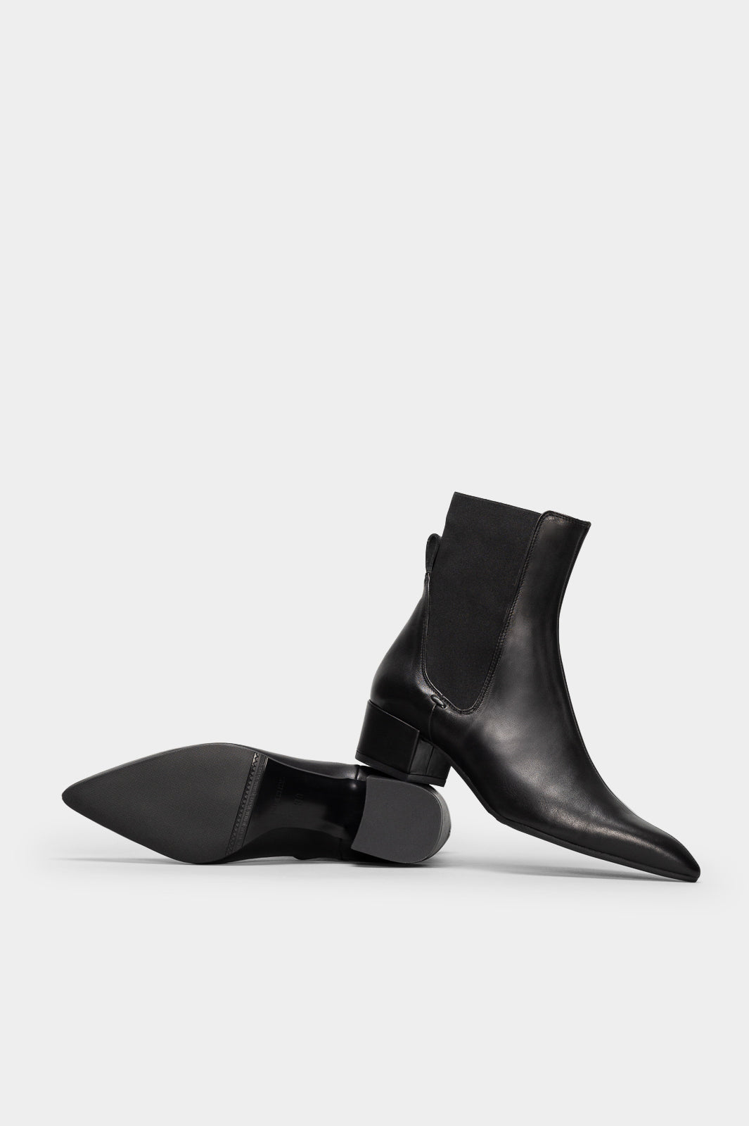 Elastic Boot Diva | Black Nappa Leather