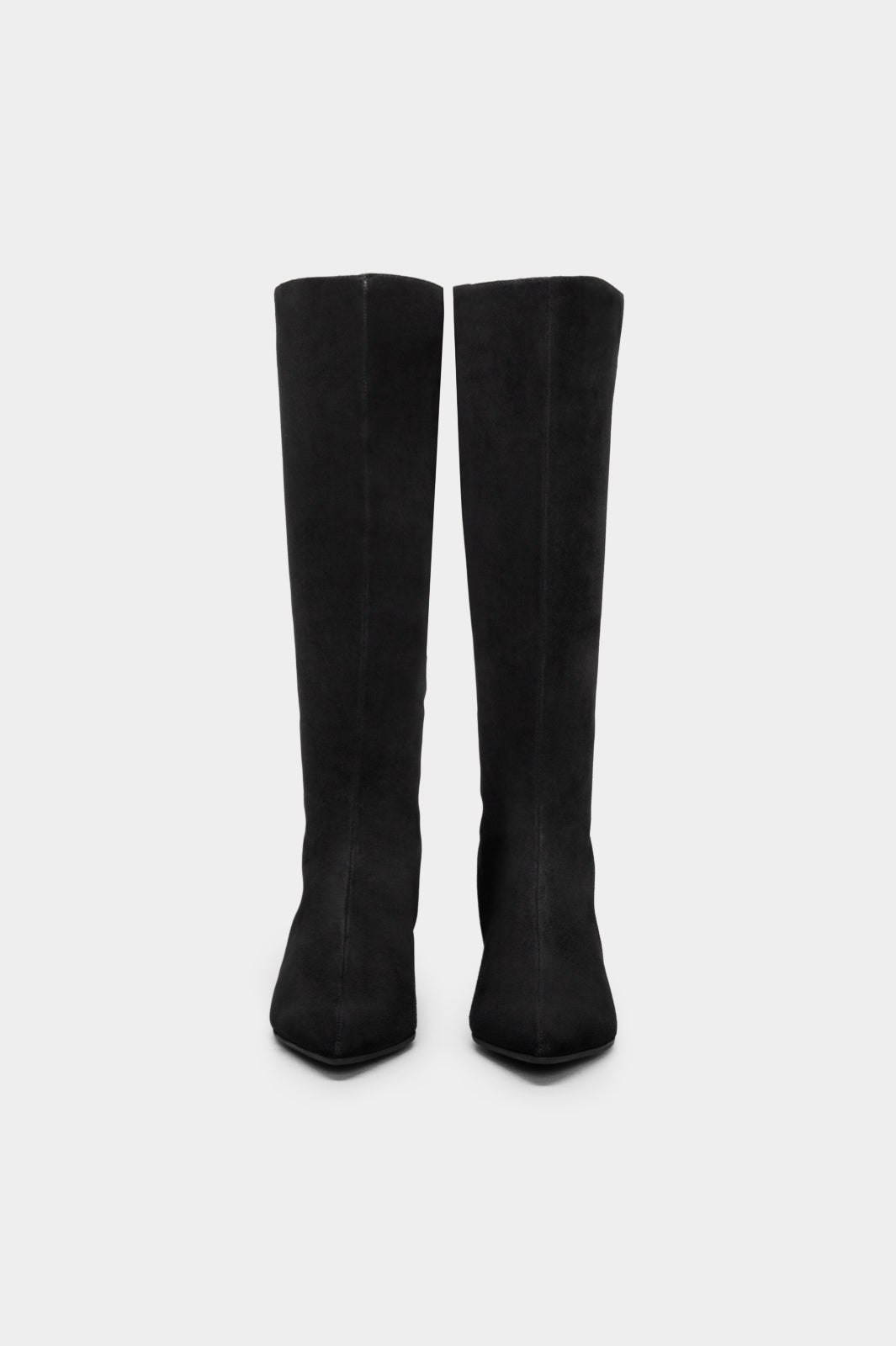 High Boot Diva | Deep Black Suede