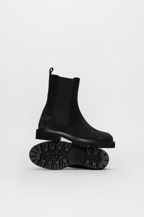 Chelsea Boot Mira | Off-Black Suede