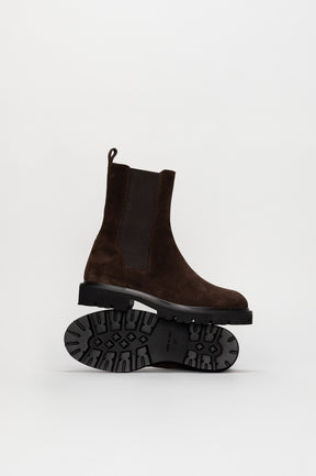 Chelsea Boot Mira | Coffee Brown Suede