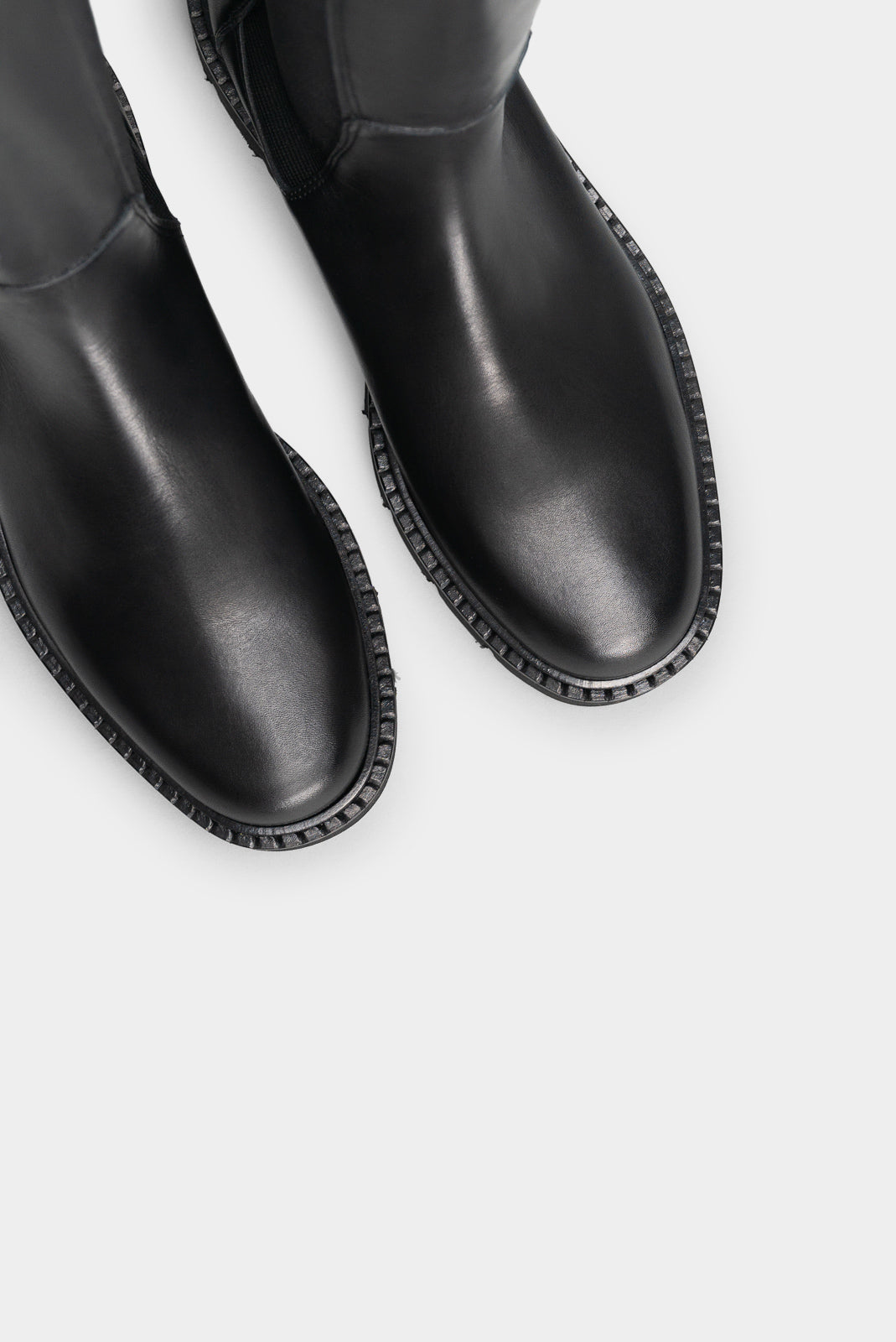 Pull-On High Boot Alabana | Noble Black Calf Leather