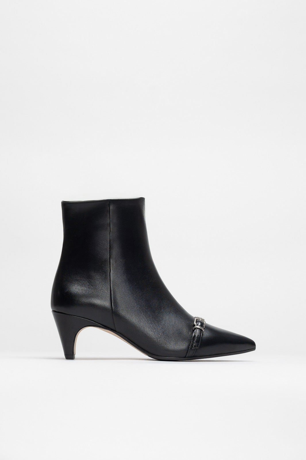 Pointed Ankle Boot Rin | Noble Black Nappa Leather