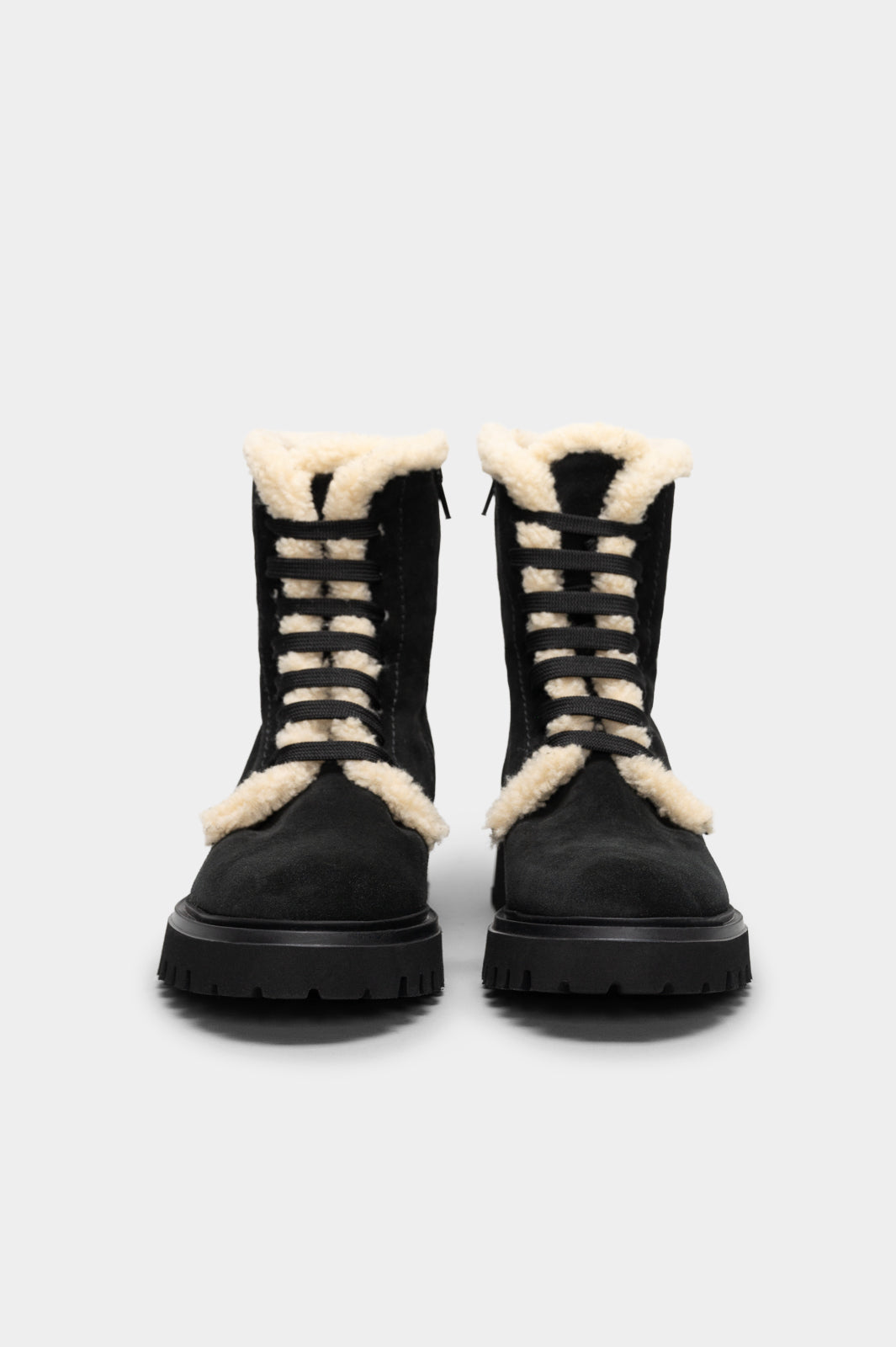 Warm Lined Boot Pepe | Off-Black Suede