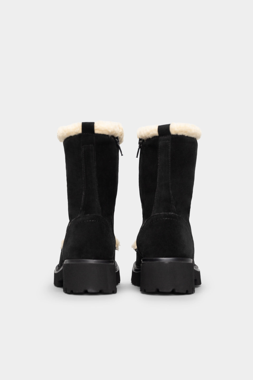 Warm Lined Boot Pepe | Off-Black Suede