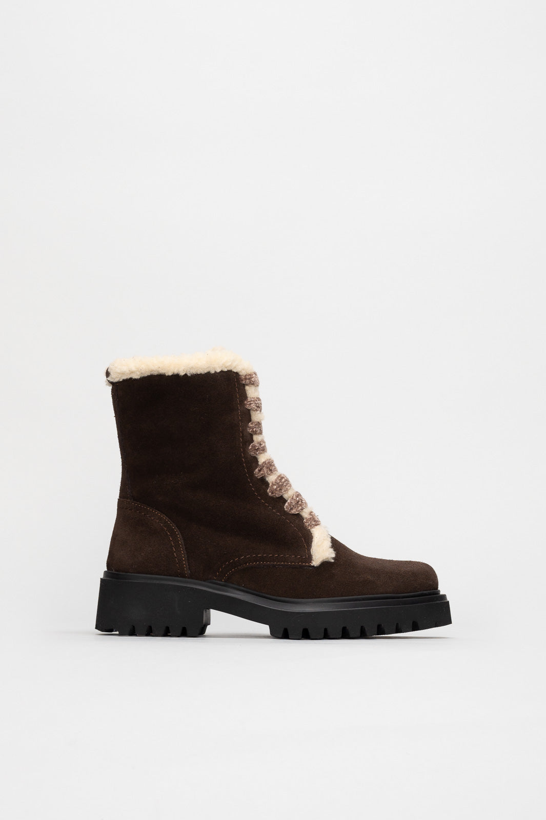 Warm Lined Boot Pepe | Espresso Brown Suede