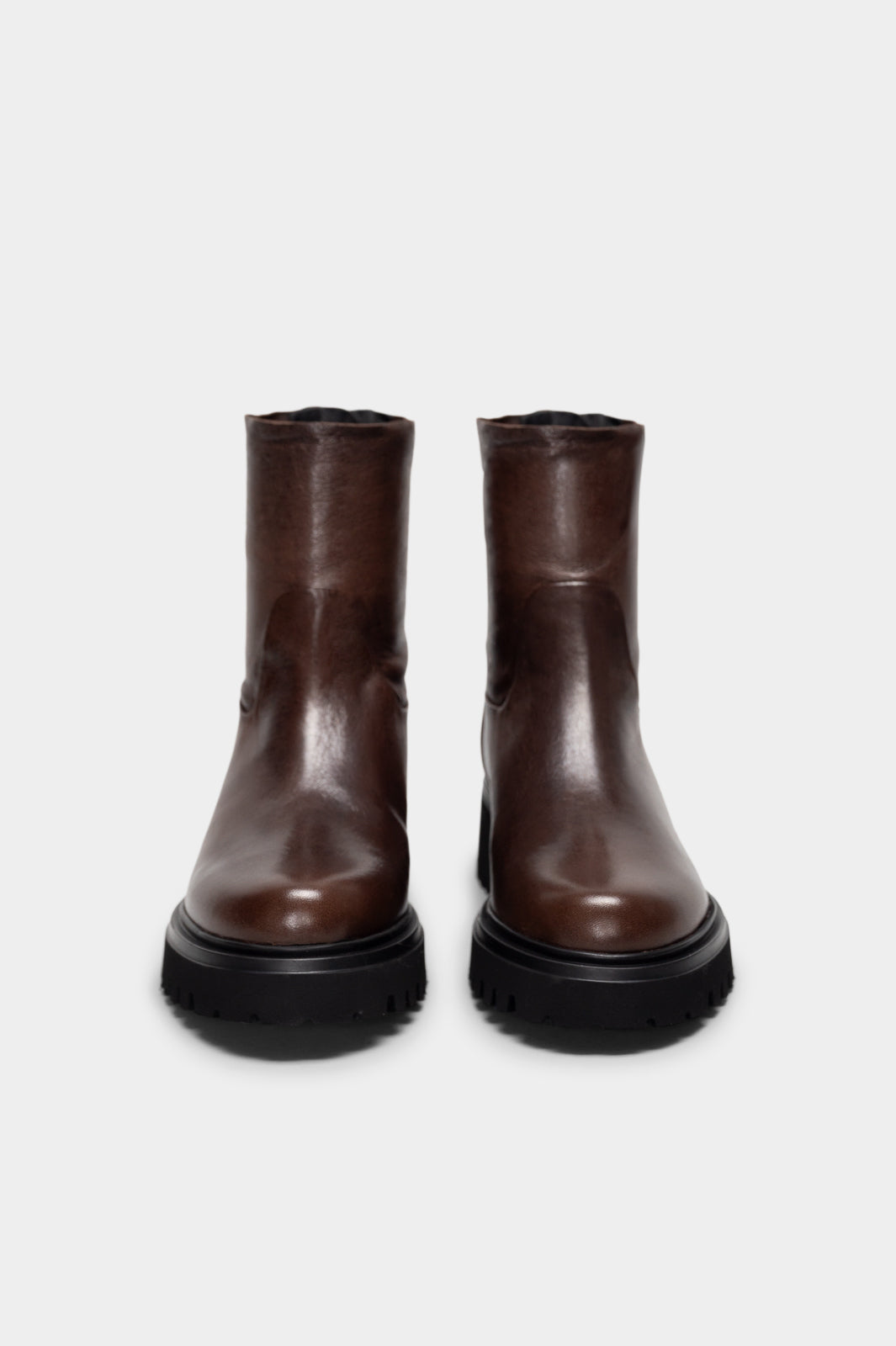 Zip Boot Dallas | Rustic Brown Calf Leather