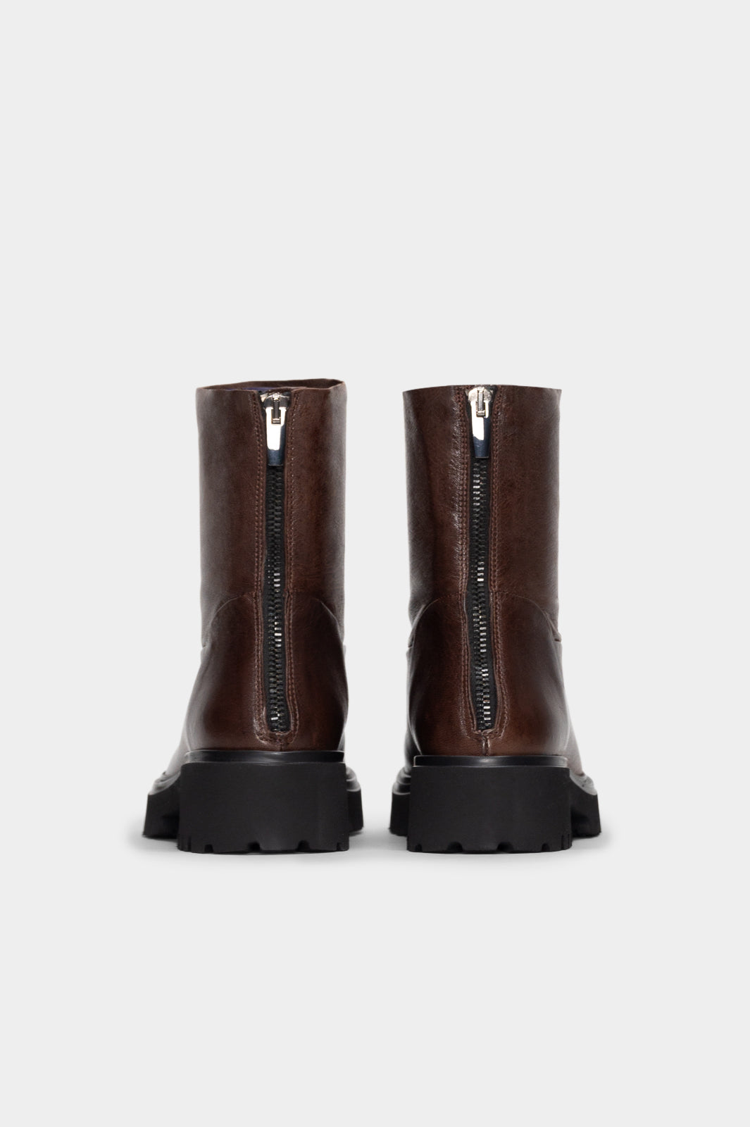 Zip Boot Dallas | Rustic Brown Calf Leather