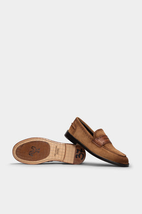 Penny Loafer Todi | Antique Cognac Suede