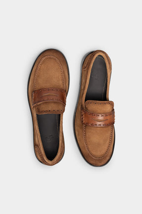 Penny Loafer Todi | Antique Cognac Suede
