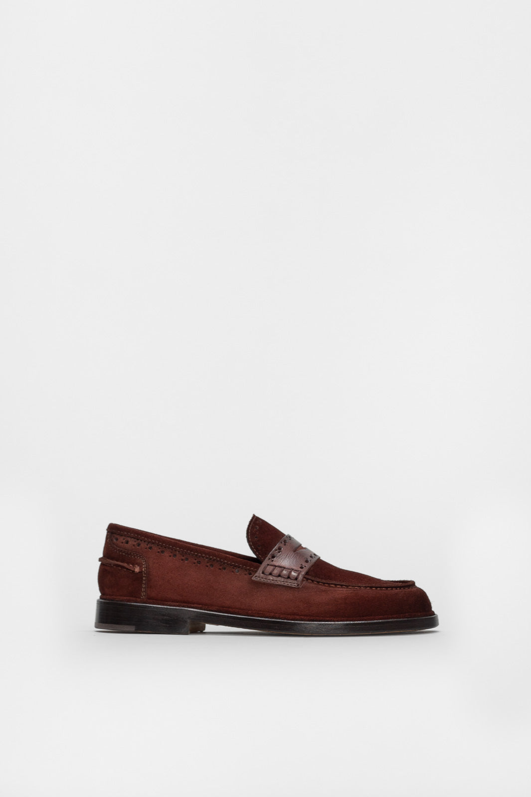 Penny Loafer Todi | Ruby Red Vintage Suede