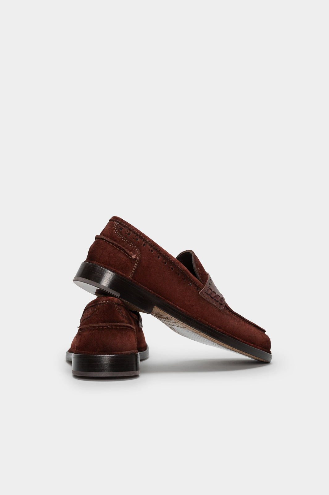 Penny Loafer Todi | Ruby Red Vintage Suede
