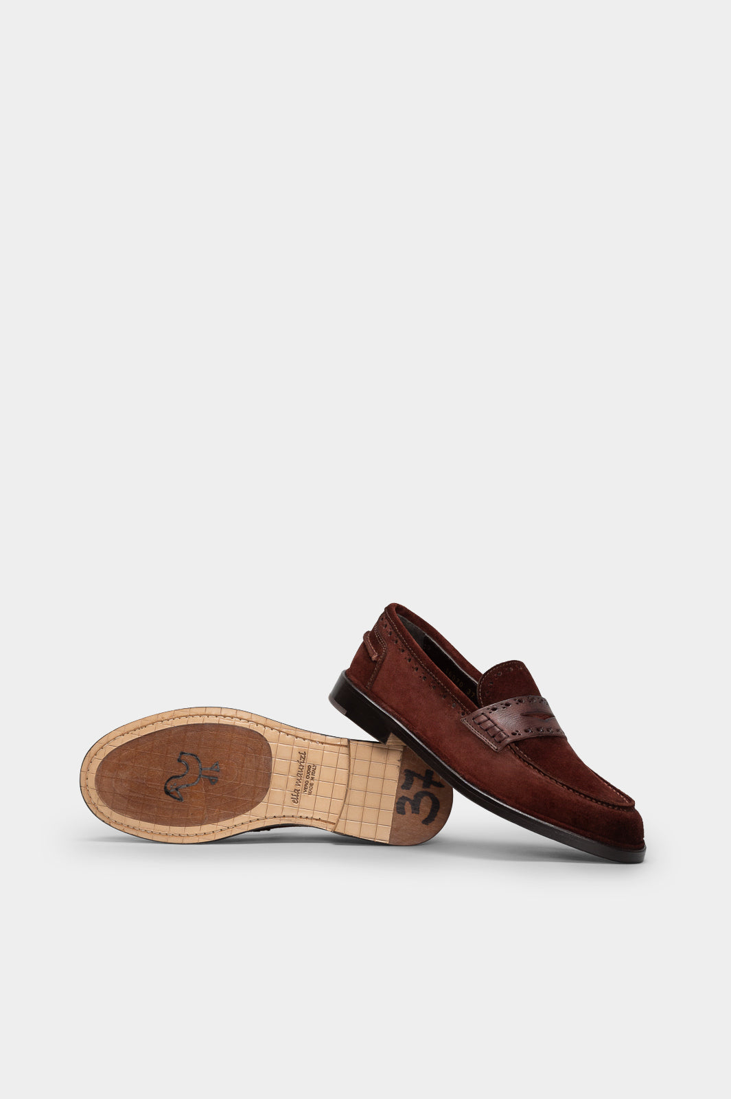 Penny Loafer Todi | Ruby Red Vintage Suede