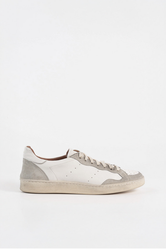 Men's Low-top Sneaker | Vintage White Leather
