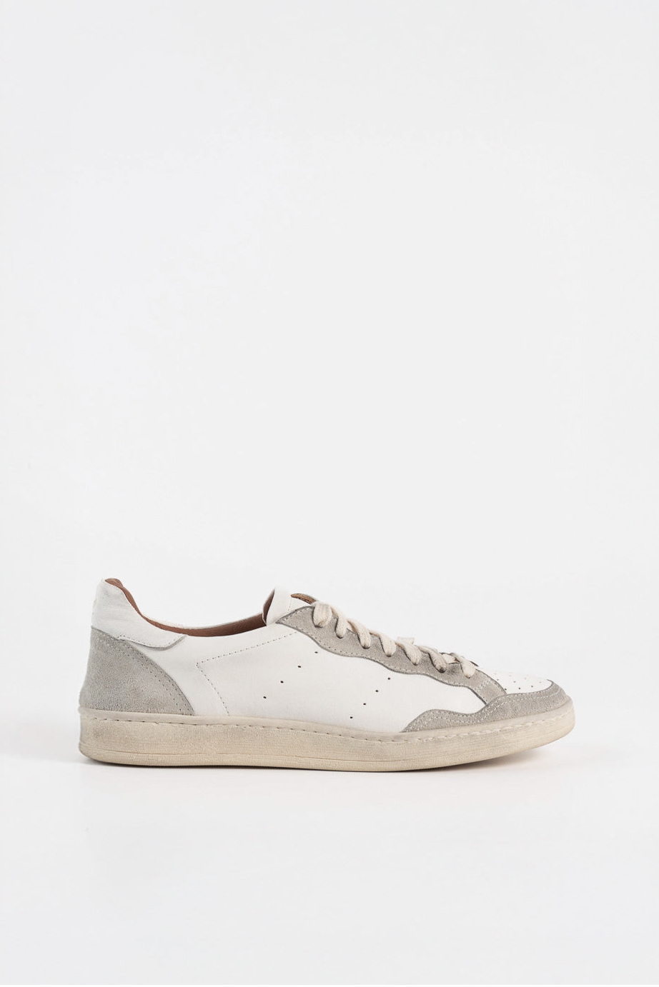 Men's Low-top Sneaker | Vintage White Leather