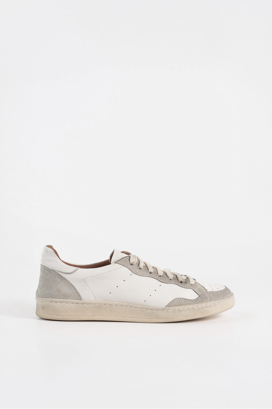 Men's Low-top Sneaker | Vintage White Leather