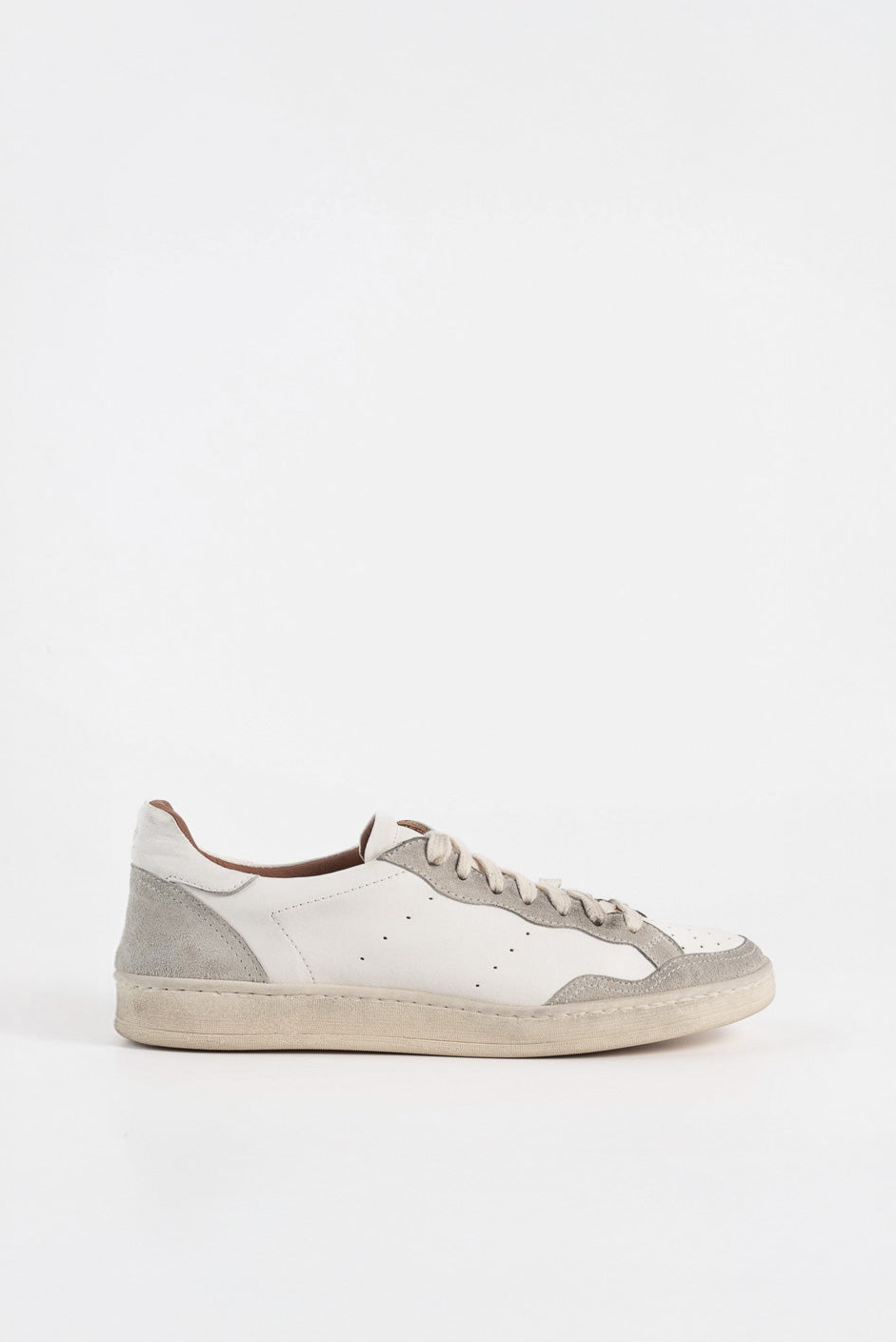 Men's Low-top Sneaker | Vintage White Leather