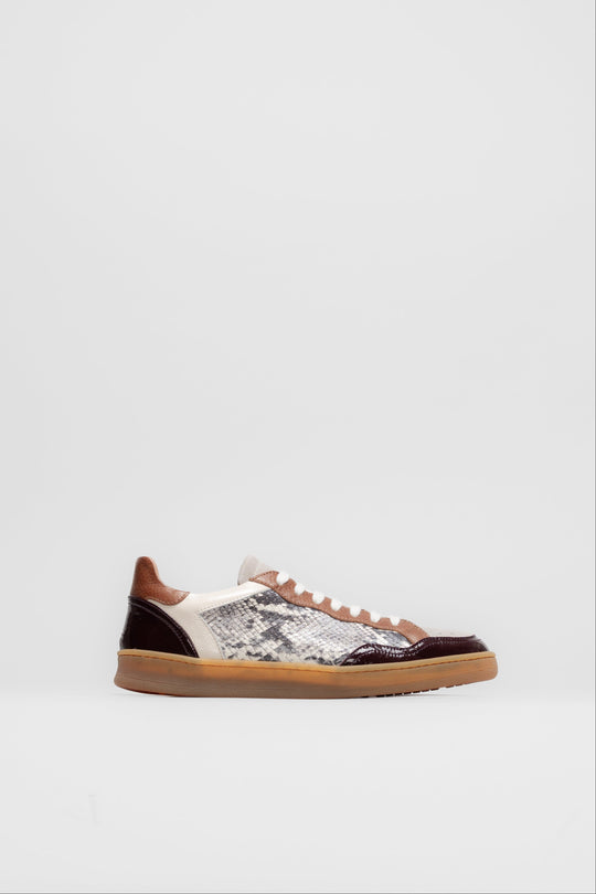 Low-Top Sneaker Giada | Snake Embossed Calf Leather