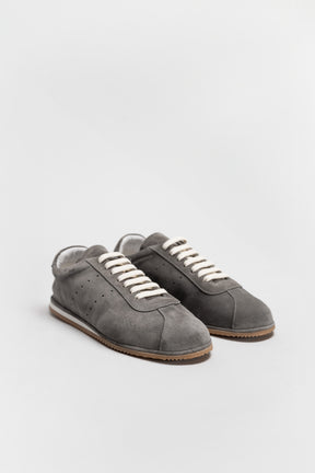 Minimal Sneaker Consuelo | Ash Grey Soft Suede