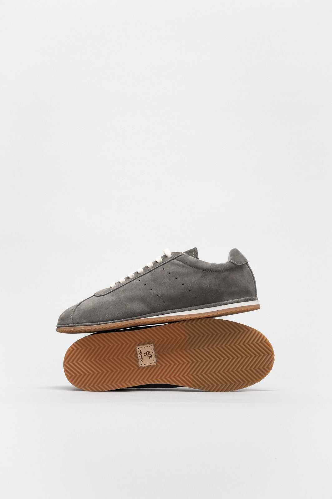 Minimal Sneaker Consuelo | Ash Grey Soft Suede