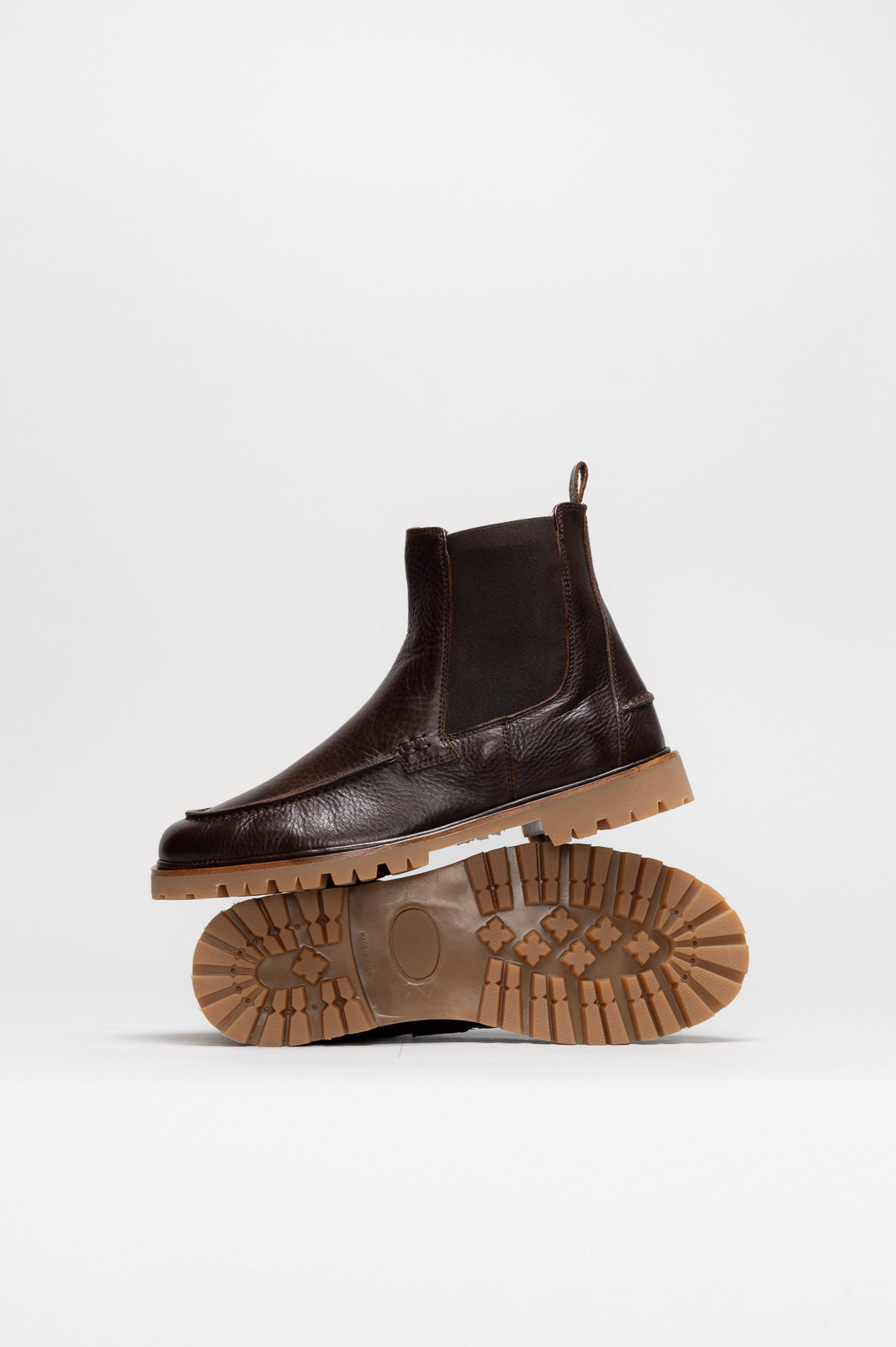 Shearling Boot Otterproof | Rustic Brown Calf Leather