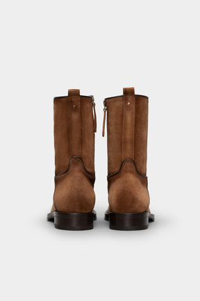 Mid-High Boot Rovere  | Antique Cognac Suede