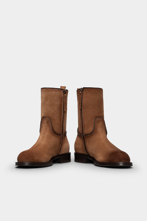 Mid-High Boot Rovere  | Antique Cognac Suede