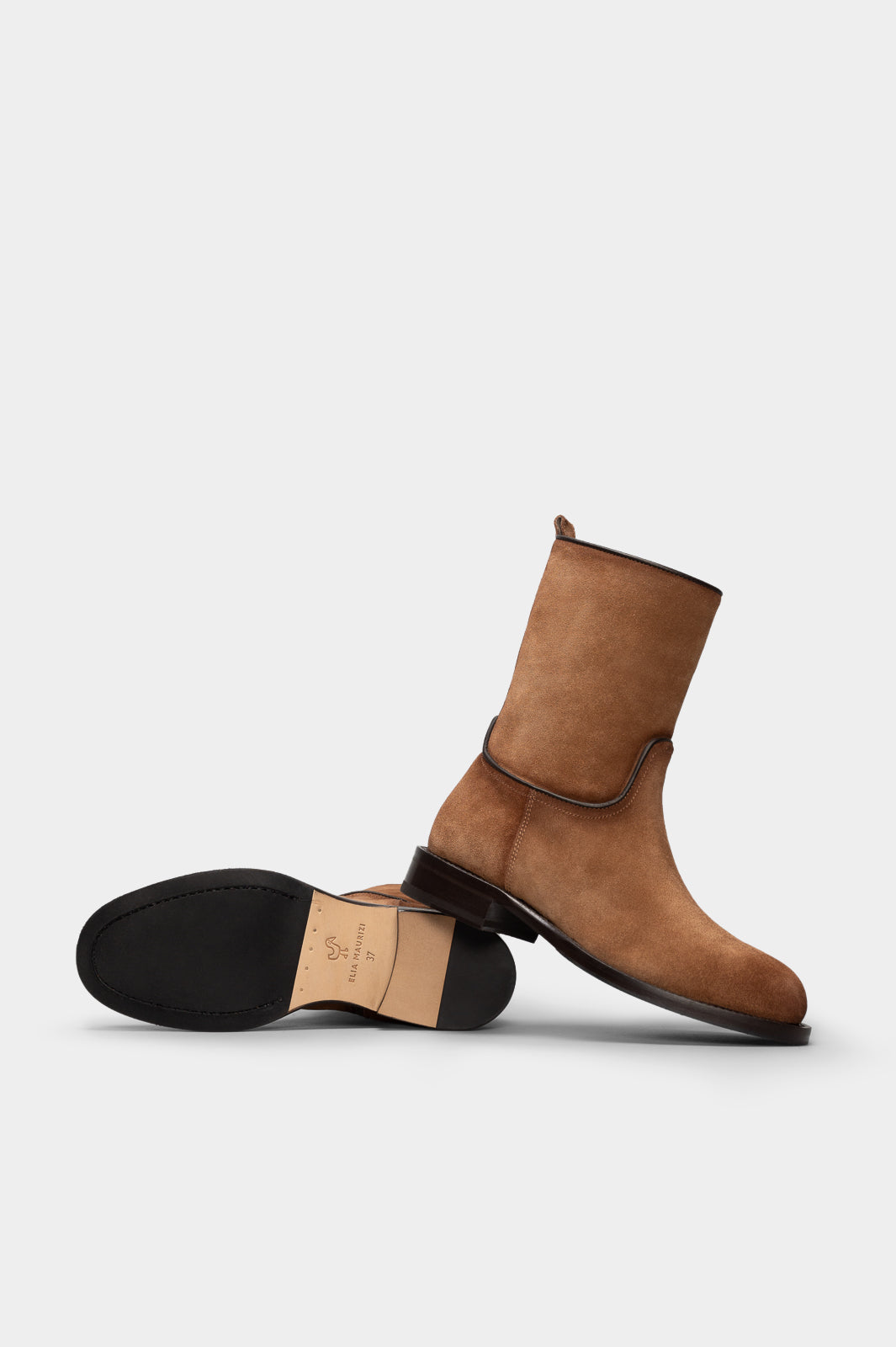 Mid-High Boot Rovere  | Antique Cognac Suede