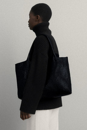 Tote Bag Class | Woven Navy Seal Leather
