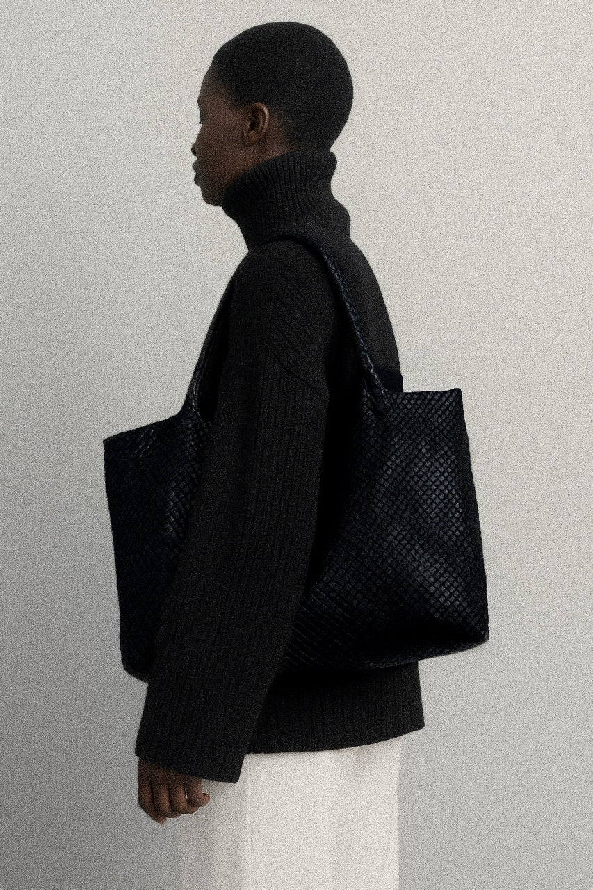 Tote Bag Class | Woven Navy Seal Leather