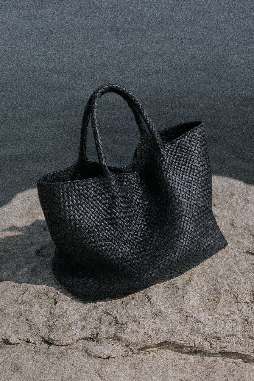 Tote Bag Class | Woven Navy Seal Leather
