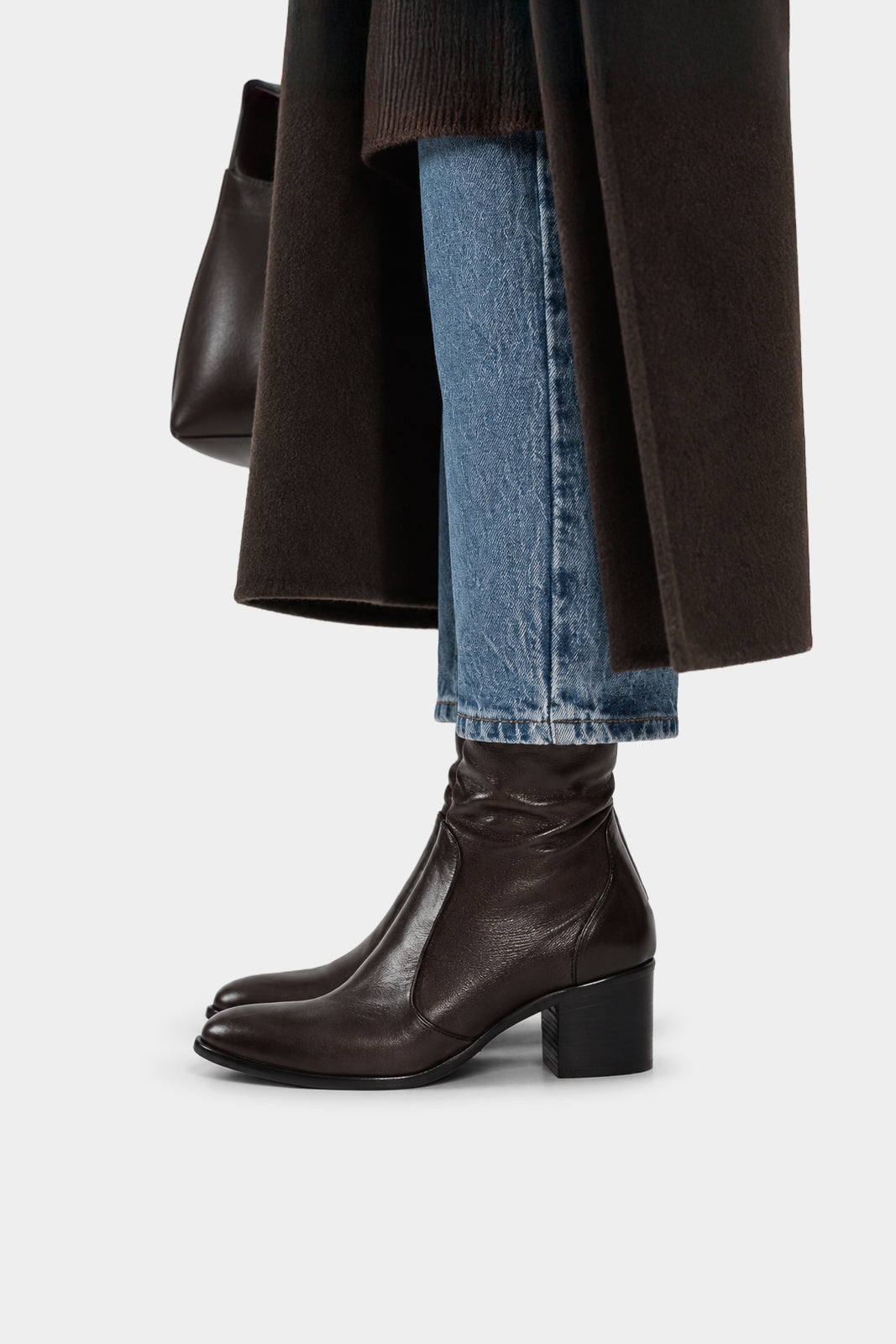 Signature Ankle Boot Viona 6cm | Brown Calf Leather