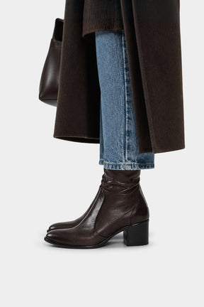 Signature Ankle Boot Viona 6cm | Brown Calf Leather