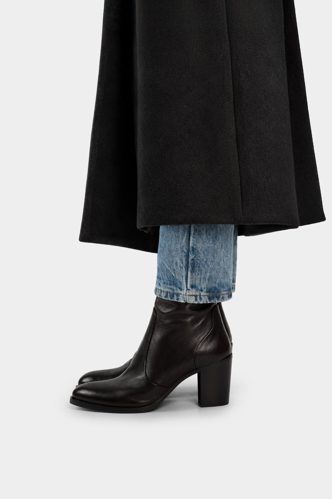 Signature Ankle Boot Viona 8cm | Black Calf Leather