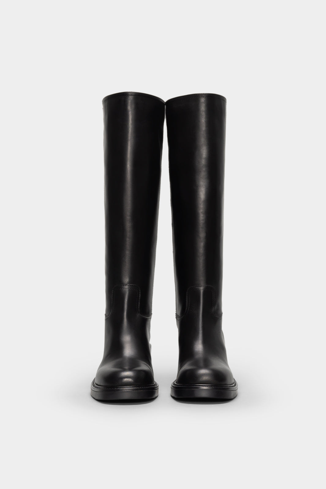 Pull-On High Boot Sorine | Black Calf Leather