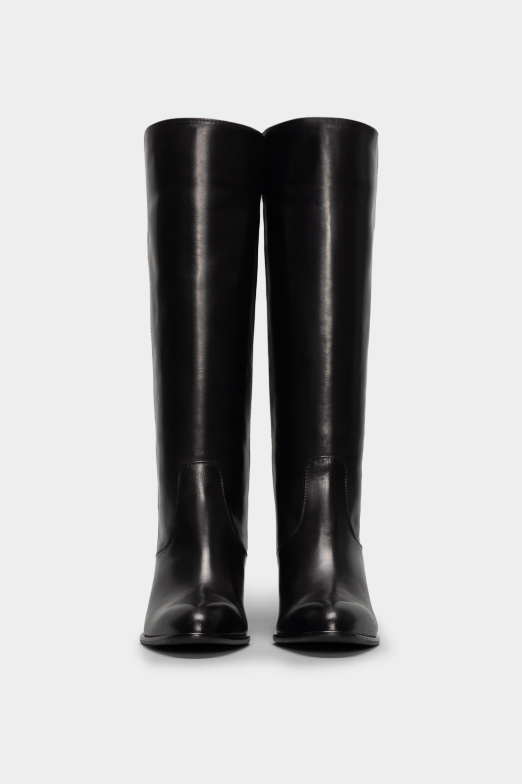 Pull-On High Boot Rovenne | Black Calf Leather