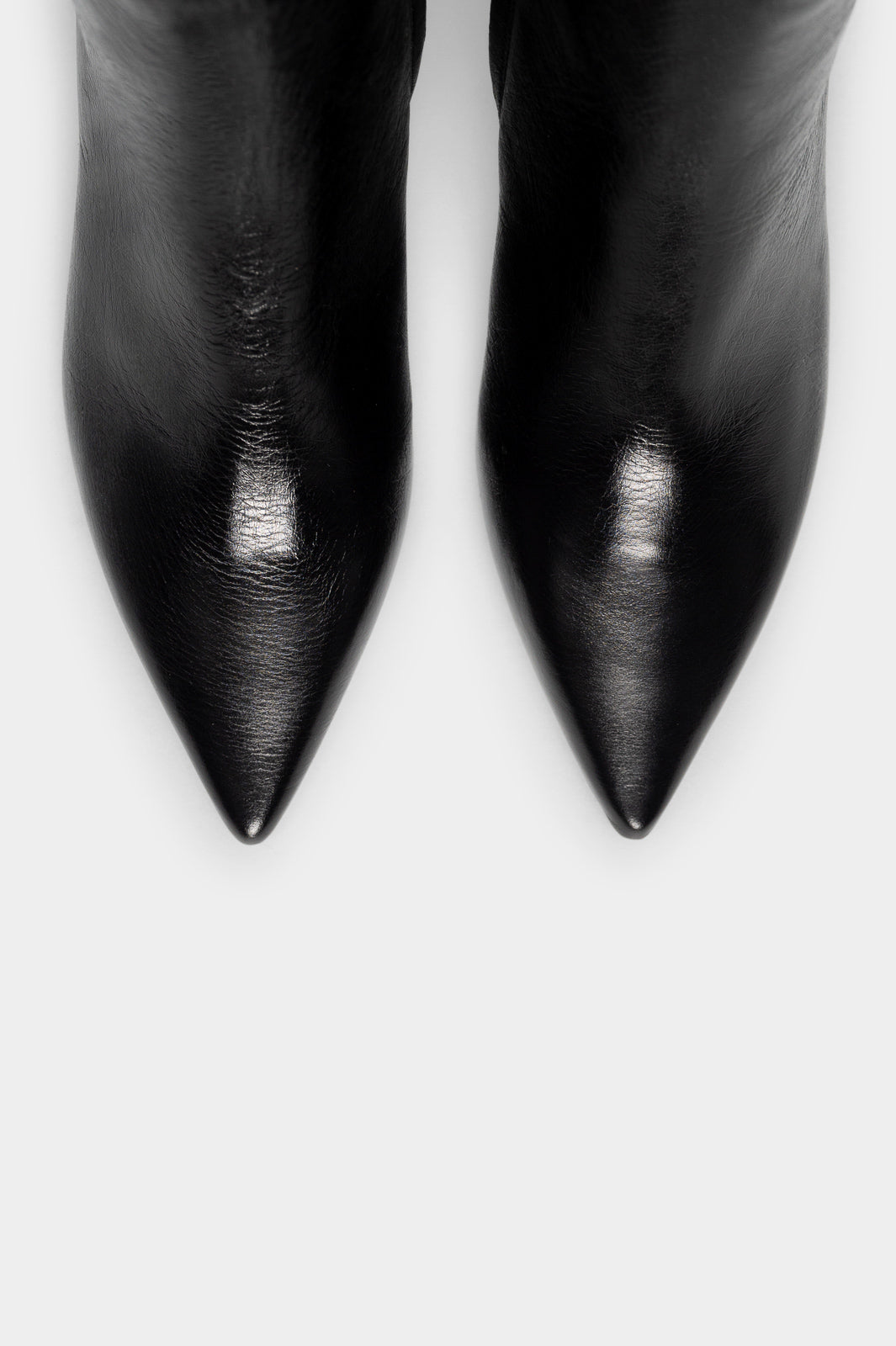 Pointed Ankle Boot Anastasia | Black Nappa Leather