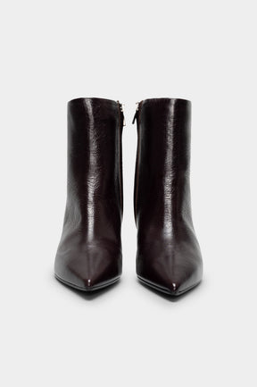 Pointed Ankle Boot Anastasia | Bordeaux Nappa Leather