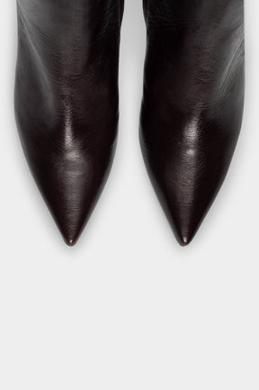 Pointed Ankle Boot Anastasia | Bordeaux Nappa Leather