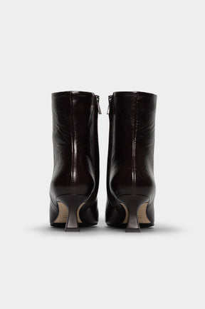 Pointed Ankle Boot Anastasia | Bordeaux Nappa Leather
