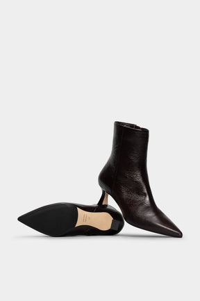Pointed Ankle Boot Anastasia | Bordeaux Nappa Leather