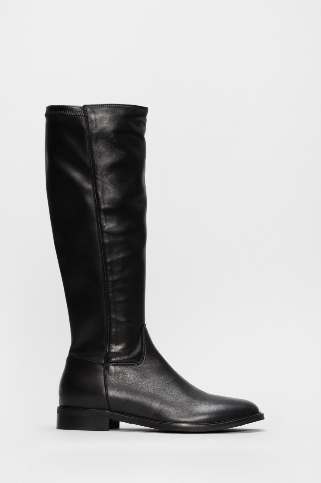 Stretch High Boot Lunaree | Black Nappa Leather